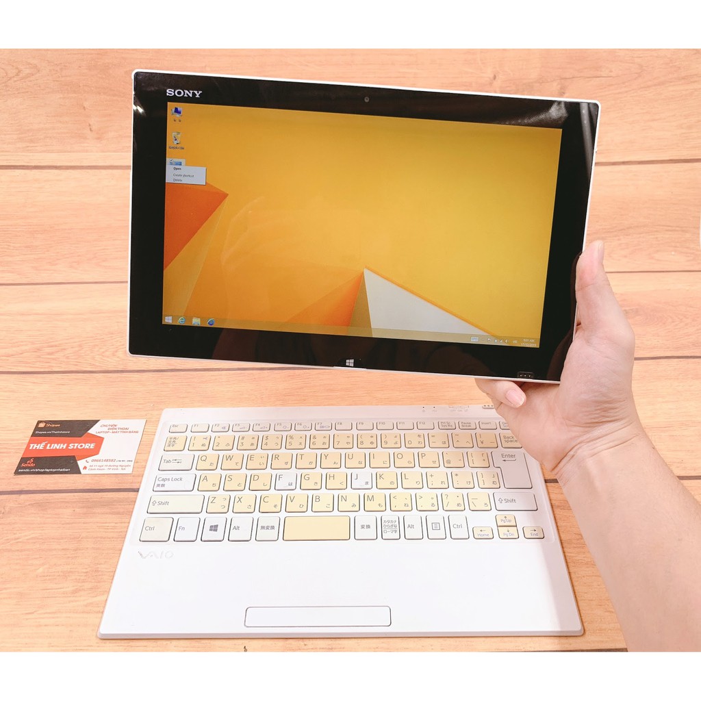 [Mã ELLAPDESK giảm 5% đơn 3TR] Laptop 2 trong 1 Sony Vaio TAP 11 - i5 4210 Ram 4G SSD 128G | BigBuy360 - bigbuy360.vn