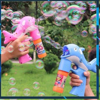 Đồ chơi súng bắn bong bóng hình cá heo cho bé