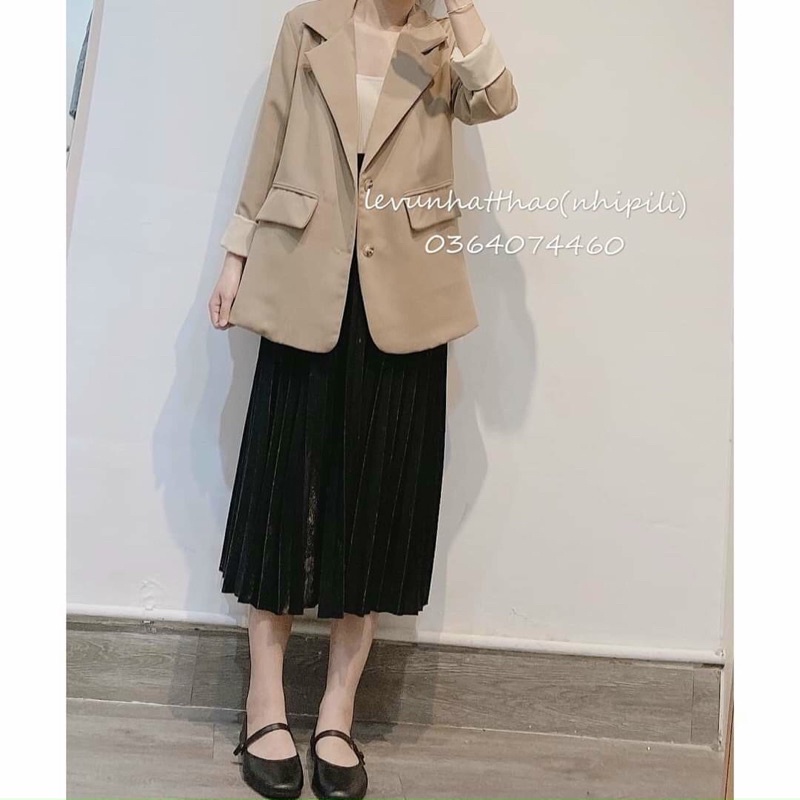 Áo Blazer/ Vest 2 lớp hàng đẹp đứng form