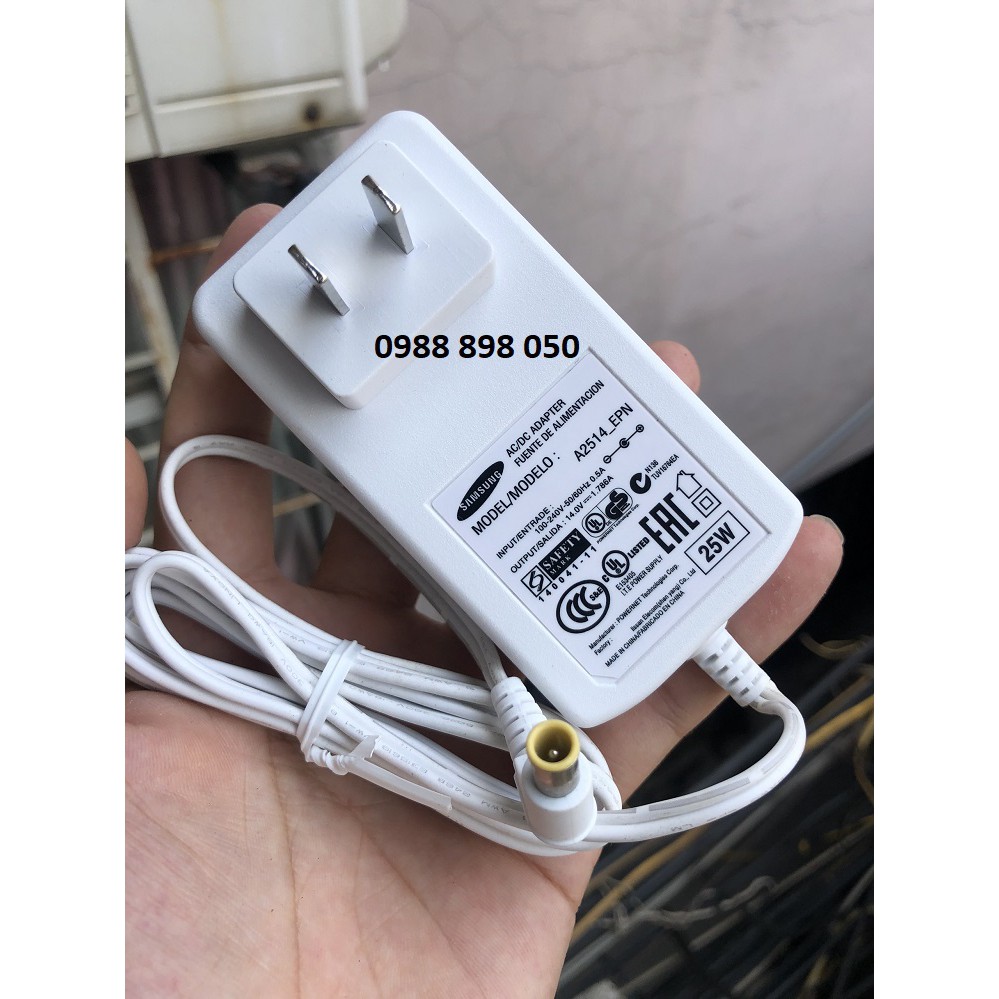 Cục nguồn samsung 14v 1.786a cho màn hình