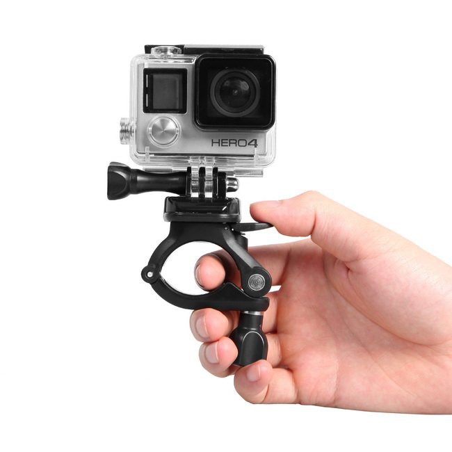 Giá đỡ Selens gắn camera hành trình Gopro Hero lên tay cầm xe đạp xoay 360 độ