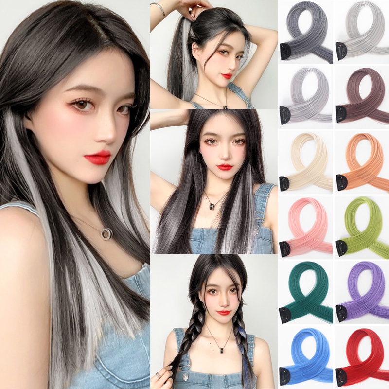 Tóc giả dài xoăn nhẹ thời trang cho nữ