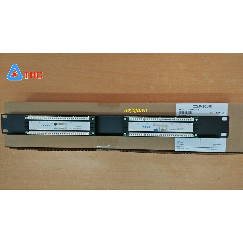 Patch Panel Commscope Cat6 16 port mã 1375016-2