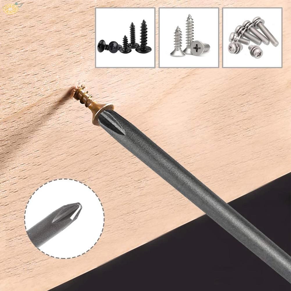 Bộ 6 Đầu Tua Vít Từ Tính Dài 100mm Bằng Thép 1/4 Inch Mới