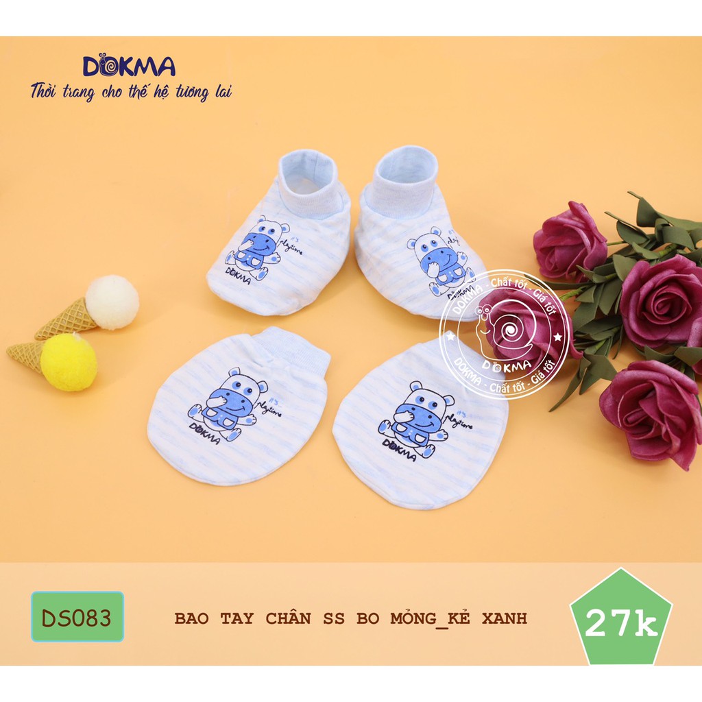 Set bao tay, bao chân bo dày Dokma (set gồm 1 đôi bao tay, 1 đôi bao chân)