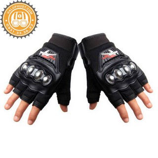 Găng tay phượt ProBiker hở ngón, gù Inox