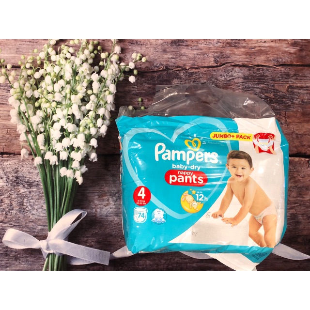 Bỉm/tã quần Pampers UK baby-dry size 4 (9-14kg) 74M 38M -size 5 (11-16kg) 60M 33M-size 6 (15kg+) 52M- size 7 (17kg+) 45M