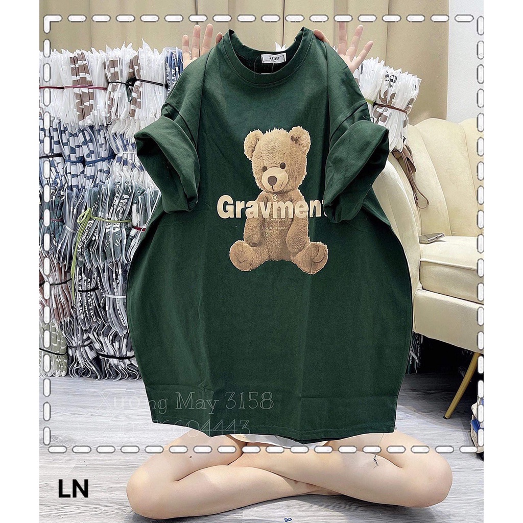Áo phông gấu gravement-3L5N