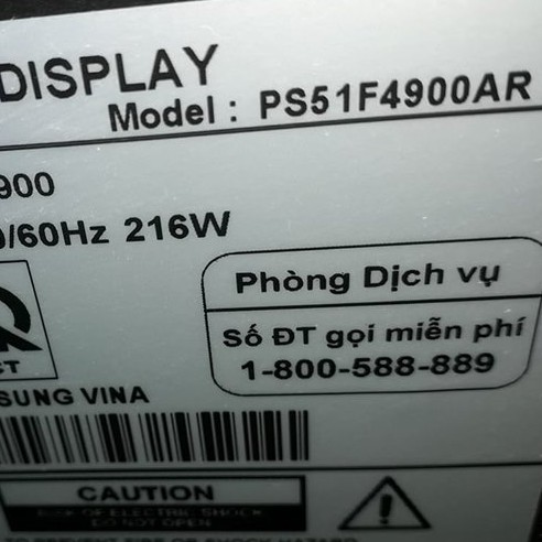 Bo nguồn PS51F4500P, PS51F4900, 51F4500, 51F4900