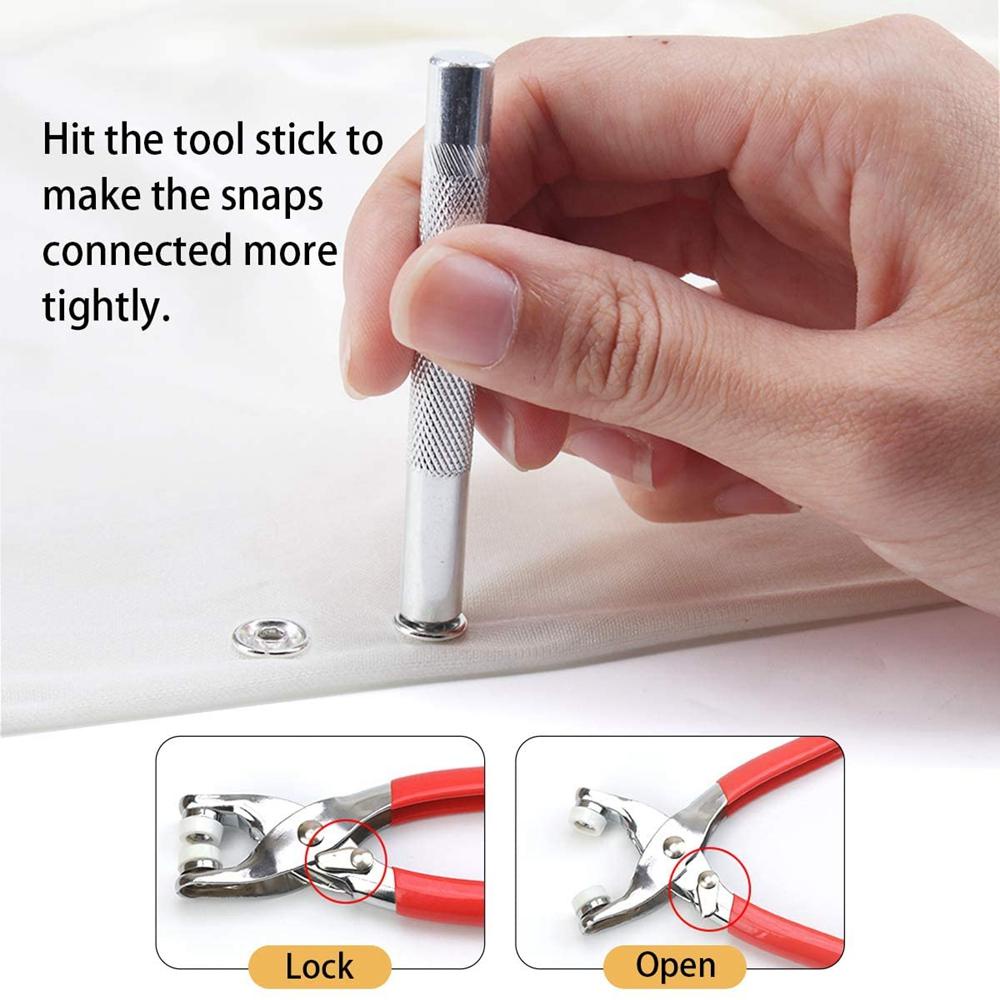 Kìm Bấm Nút Kim Loại 9.5mm Cho Quần Áo