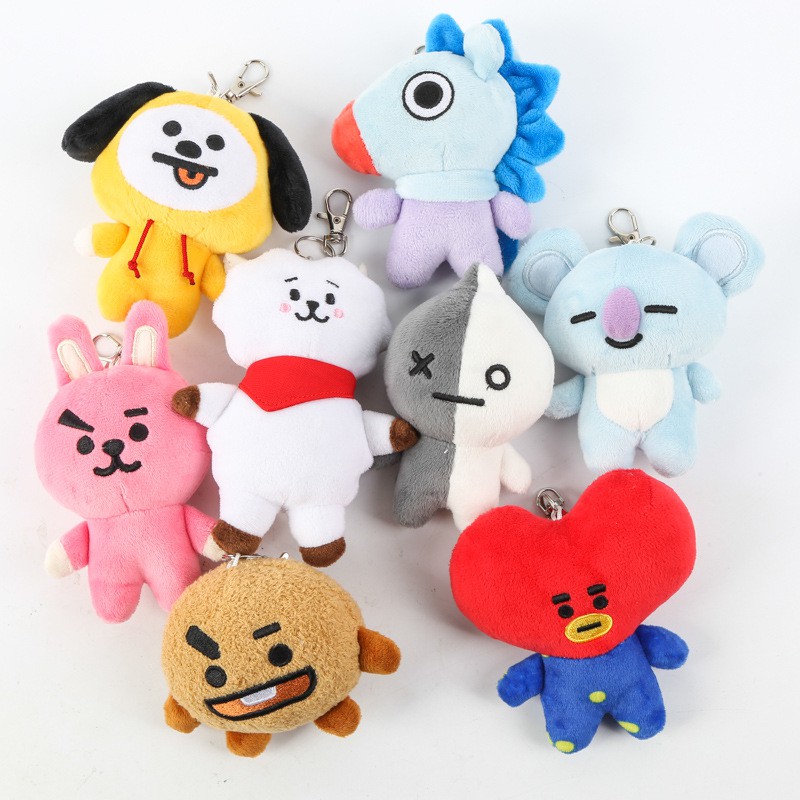 Móc khóa gấu bông BT21 - BTS