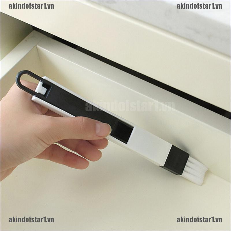 Bàn Chải Làm Sạch Khe Cửa Sổ 2 Trong 1 Tiện Dụng
