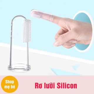 Dụng cụ rơ lưỡi cho bé silicon