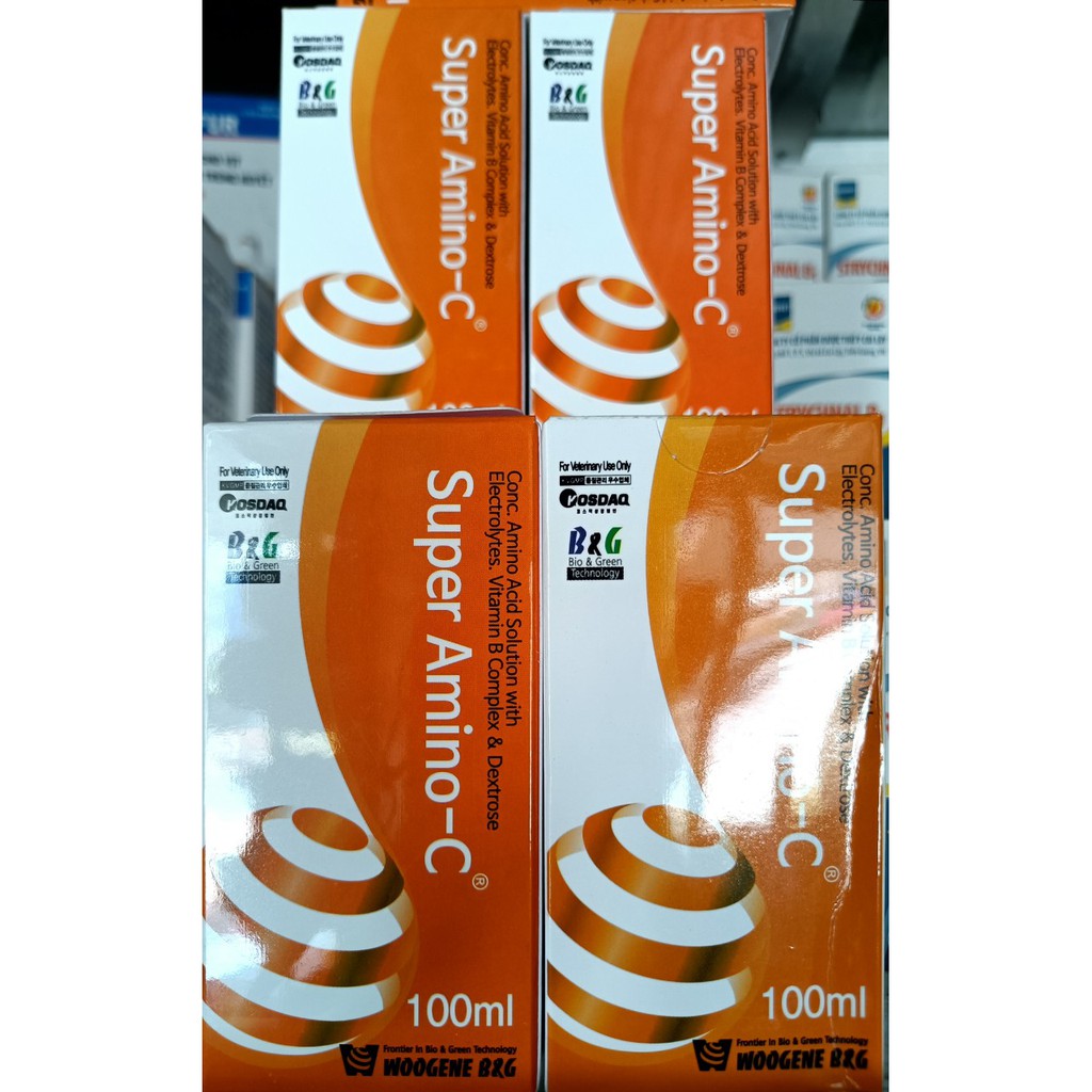 SUPER AMINO C lọ 20ml và chai 100ml