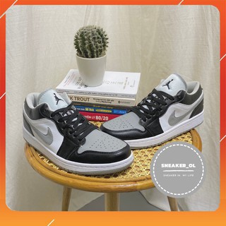 Giày thể thao thấp cổ-Cao cấp-Giày sneaker JD xám đen nam nữ