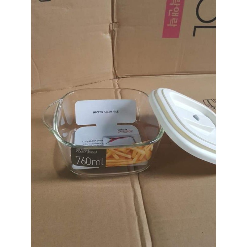 Sét 2 hộp thủy tinh chịu nhiệt Lock&Lock 760ml | BigBuy360 - bigbuy360.vn