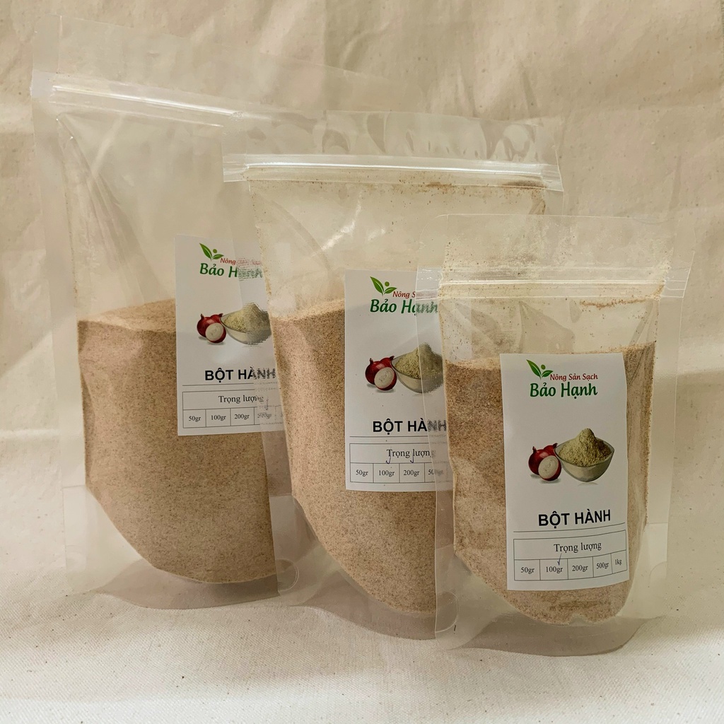 Bột hành nguyên chất Oninon Powder 100gr-500gr Natural BH Spices chế biến thực phẩm  – BHS010