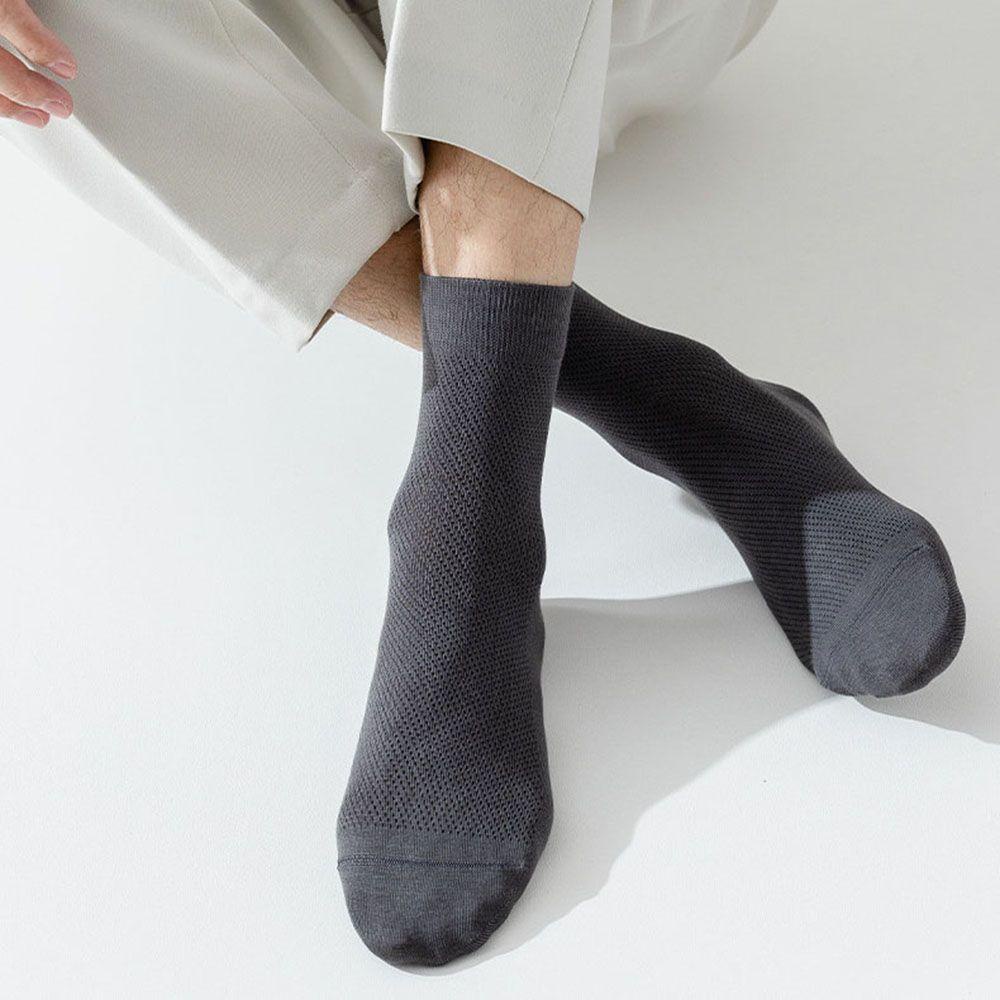 HARRIETT Vớ Cotton Lưới Cổ Cao Thoáng Khí Thấm Hút Mồ Hôi Tốt