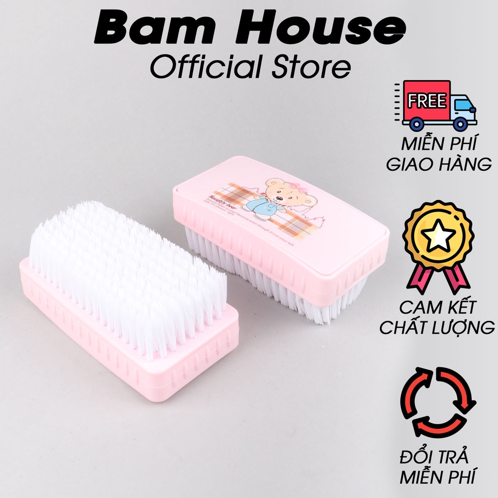 Bàn chải nhựa giặt đồ Bam House loại lớn chất lông mềm BCN01 - Gia dụng bếp