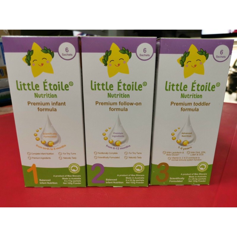 Sữa Thanh Little Étolie Số 1- Số 2 - Số 3 Hàng nội địa Úc [Date mới nhất]