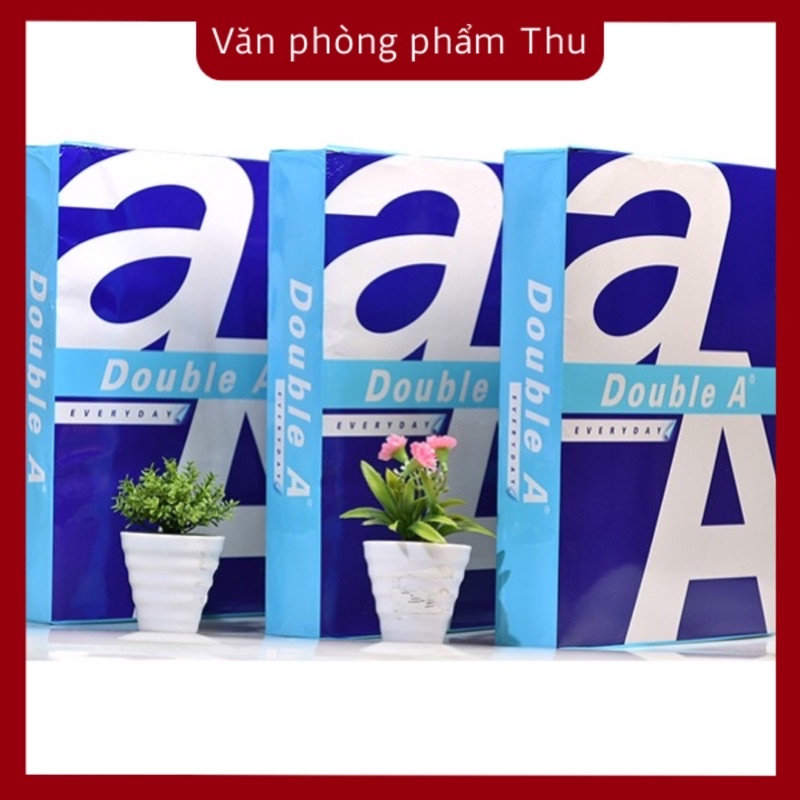 Thùng 5 ream Giấy in A4 70gsm DOUBLE A - IK PLUS - IK COPY - IDEA- EXCELL