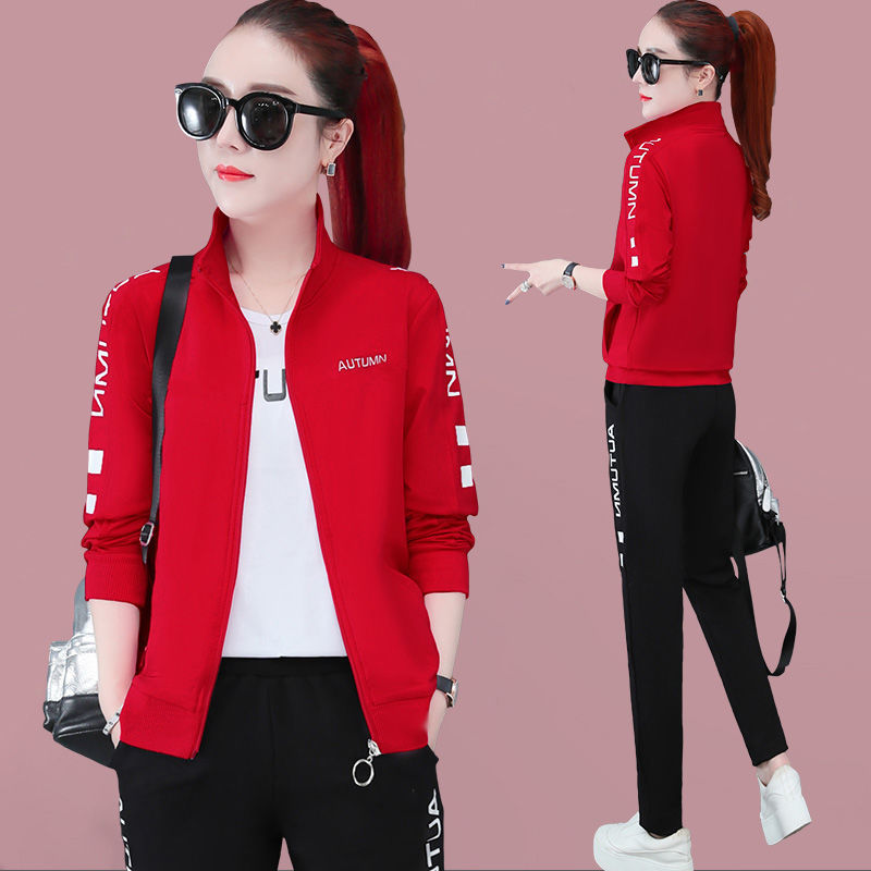 Bộ đồ thời trang thể thao 3 món phong cách hàn quốc cho nữ
