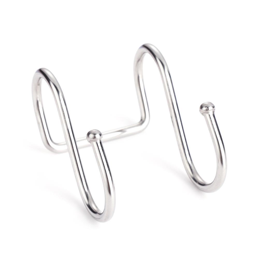 MUVAKO Giá Treo Đồ Dùng Nhà Bếp Hình Chữ S Bằng Thép Không Gỉ Tiện Dụng