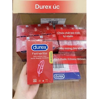 Bcs durex đỏ hộp 30 cái