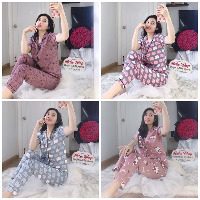 bộ Pijama tay ngắn quần dài