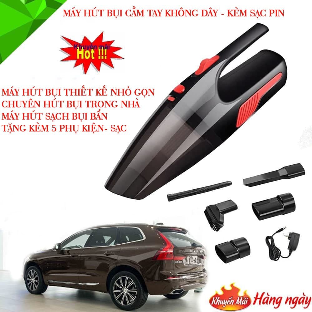 [Mua Nhiều Giảm Giá] Máy hút bụi cầm tay,máy hút bụi mini sạc pin .Đổi mới trong 7 ngày nếu có lỗi - Bảo hành 12 tháng