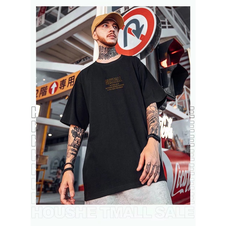 Áo Thun Tay Lỡ In Hình Gấu Size Lớn M-8XL Thời Trang Mùa Hè Cho Nam Và Nữ