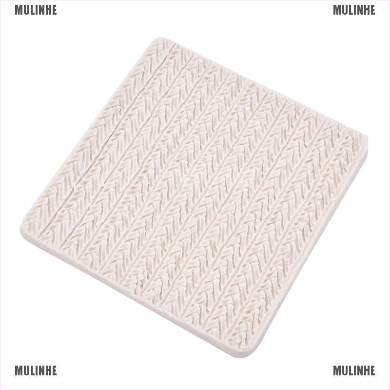 Khuôn Silicone Tạo Hình Đan Len Trang Trí Bánh DIY