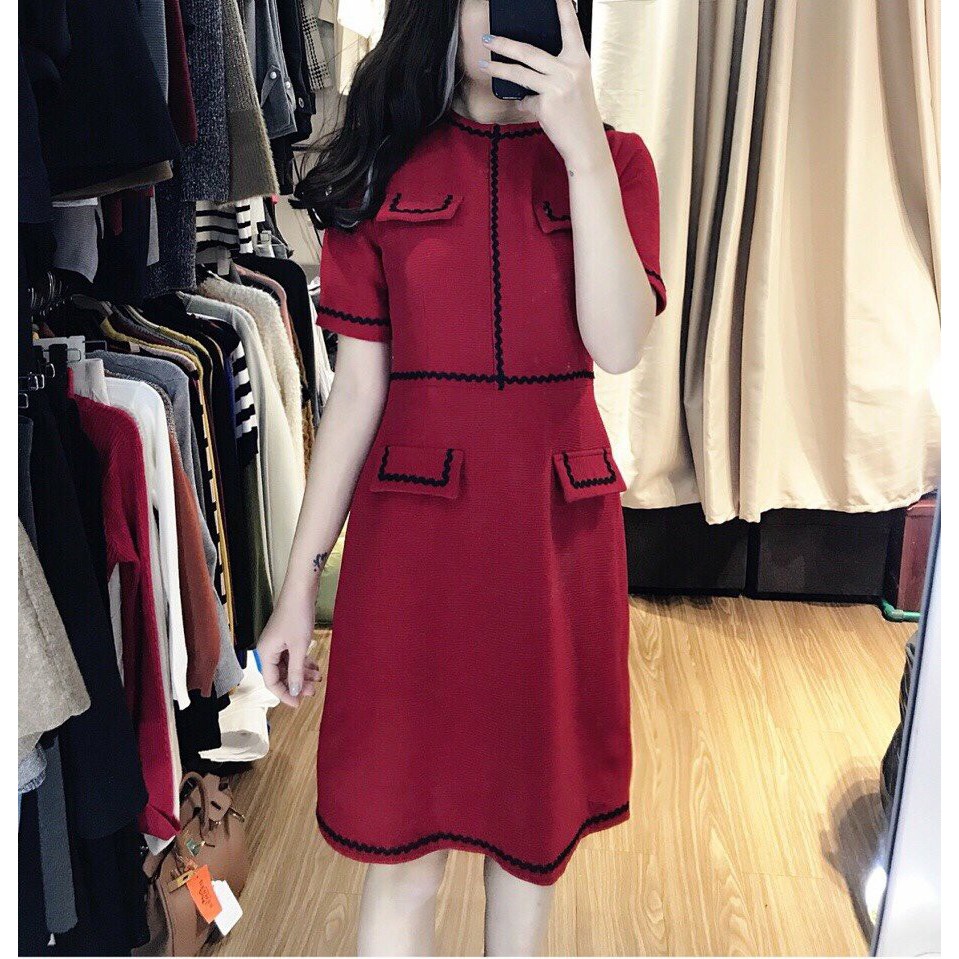 Váy đầm đỏ Topshop