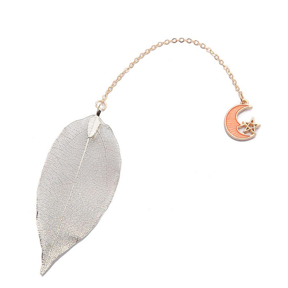 PISTA Bookmark Hình Chiếc Lá Phong Cách Retro