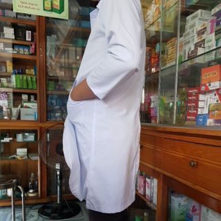 Áo blu nam nữ dáng dài ( áo bác sĩ / áo y tá)