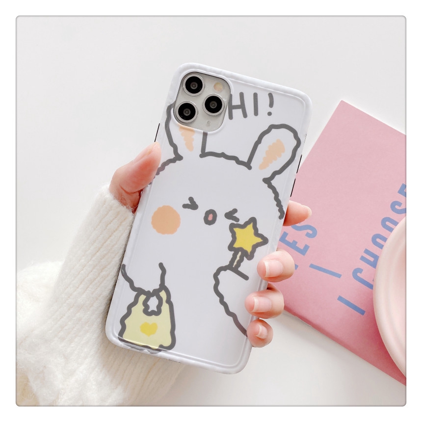 Ốp lưng iphone imd new cún và thỏ 5/5s/6/6plus/6s/6splus/7/7plus/8/8plus/x/xr/xs/11/12/pro/max/plus/promax - Awifi Q1-8 | BigBuy360 - bigbuy360.vn