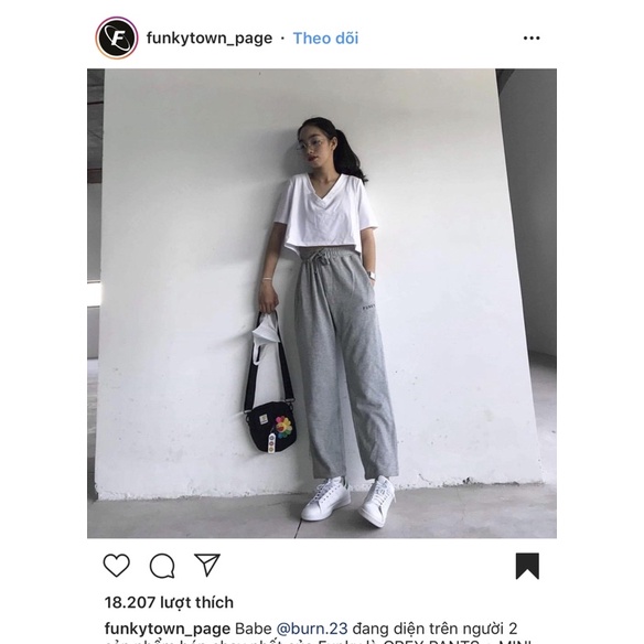 Quần ống suông hot hit funkytown