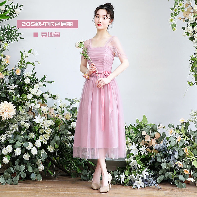 Đầm phù dâu thiết kế mới phong cách xinh xắn thời trang cho nữ
