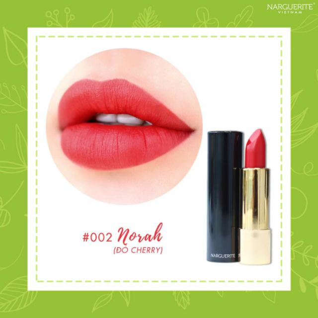 SON THỎI LÌ MÀU ĐỎ CHERRY 02 NORAH LIPSTICK (4.2G)