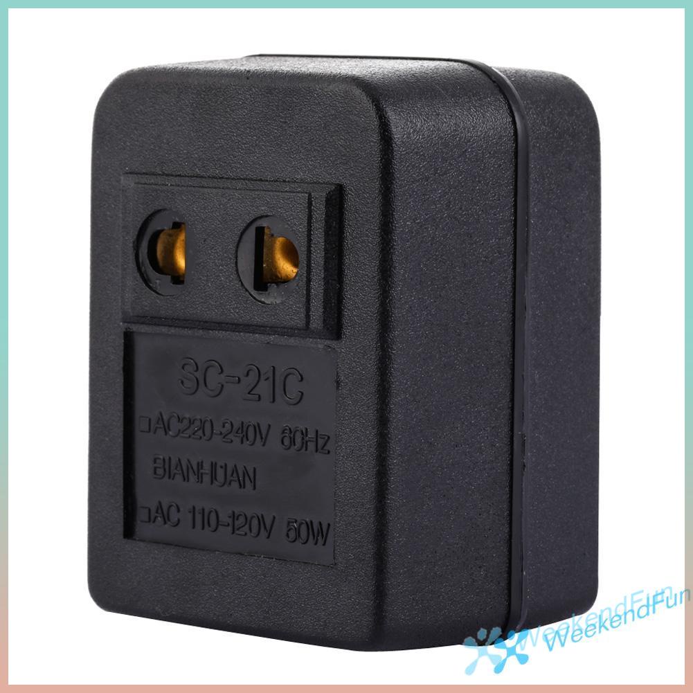 Bộ Chuyển Đổi Nguồn Điện 50w Us Ac 220v Sang 110v