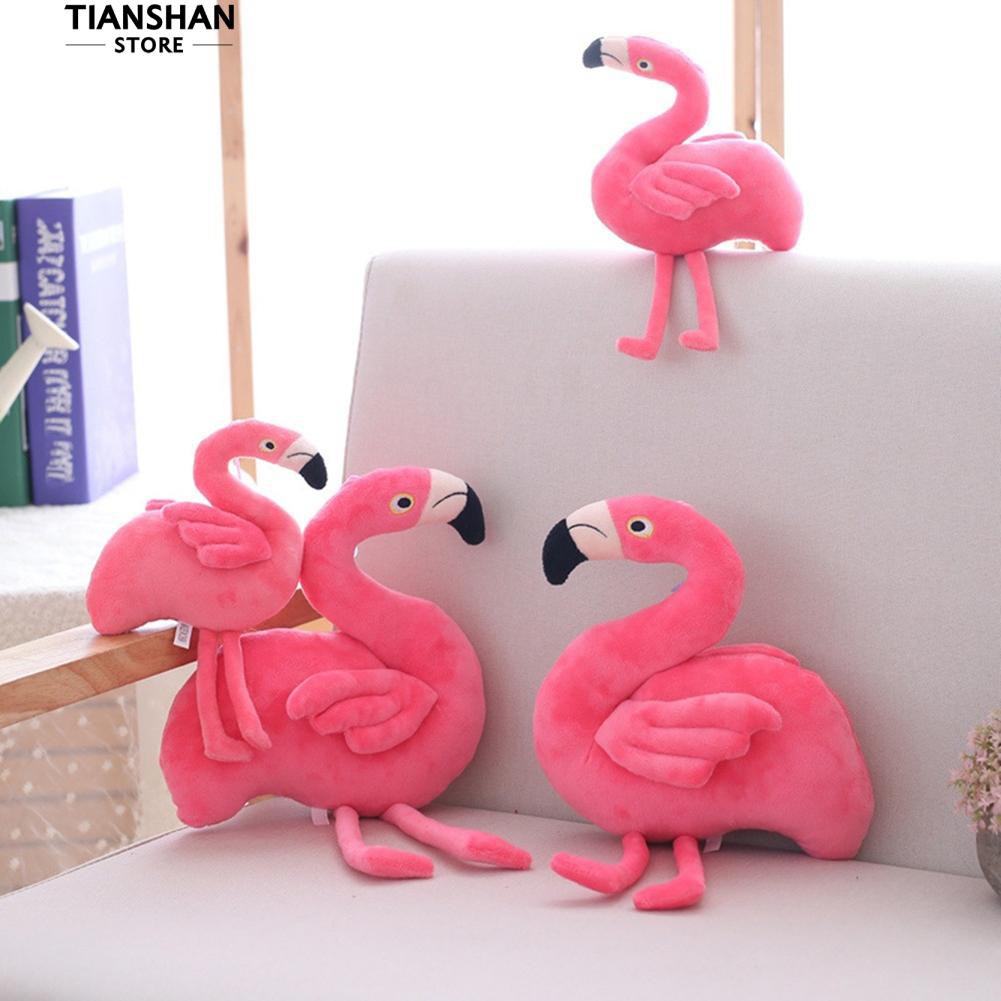 Gấu thú bông hồng hạc chân dài mêm mịn