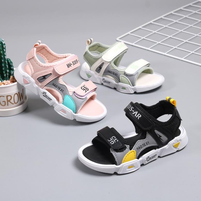 Dép Sandal Bé Gái Bé Trai Từ 4-16 Tuổi Dáng Thể Thao Quai Mềm Đế Êm Kháng Khuẩn Phong Cách Hàn Quốc D19 _Vn(8