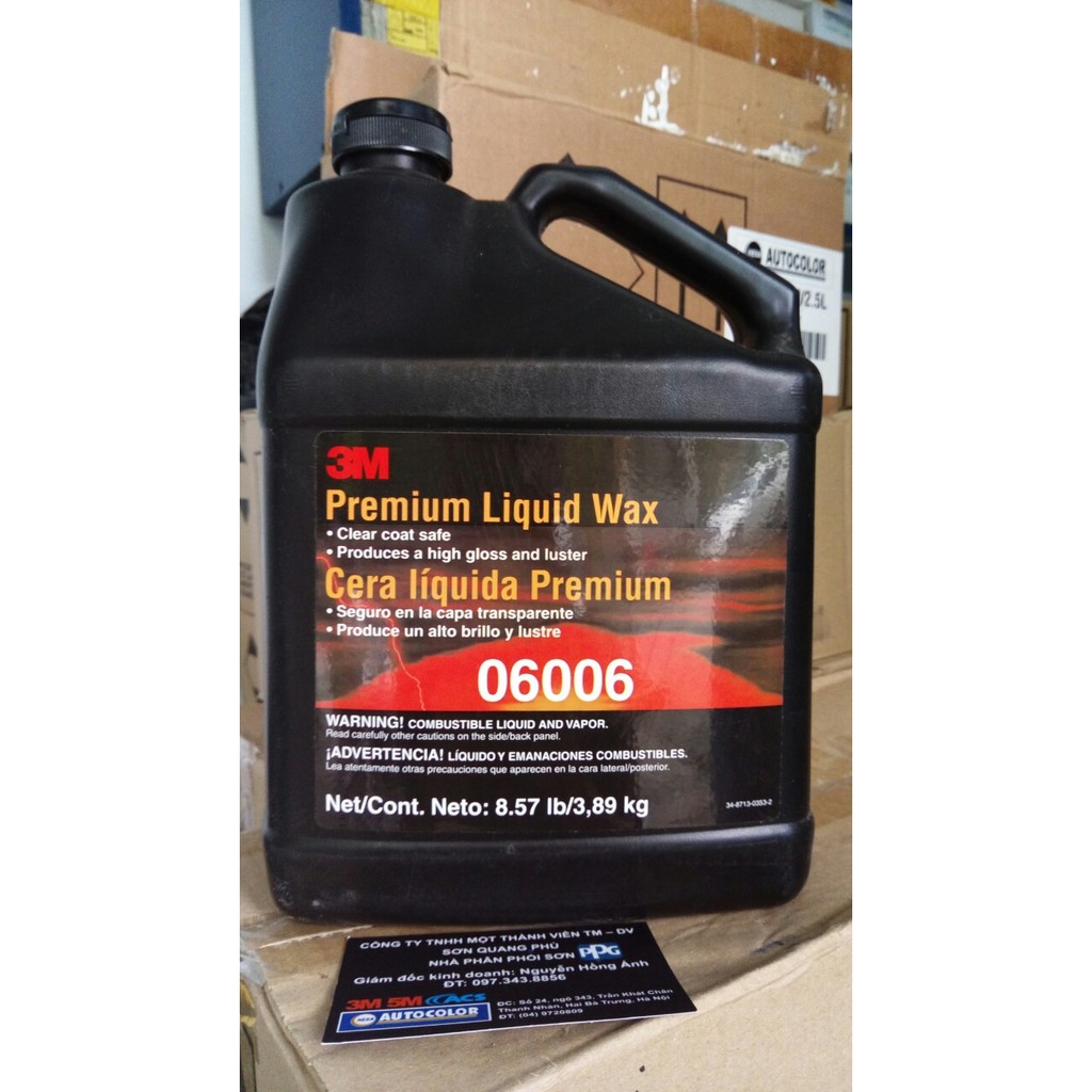 Bas đánh bóng 3M, xi bóng 3M 06006, xi lau bước 3 bát bóng oto xe máy xi lau 3M SONQUANGPHU422