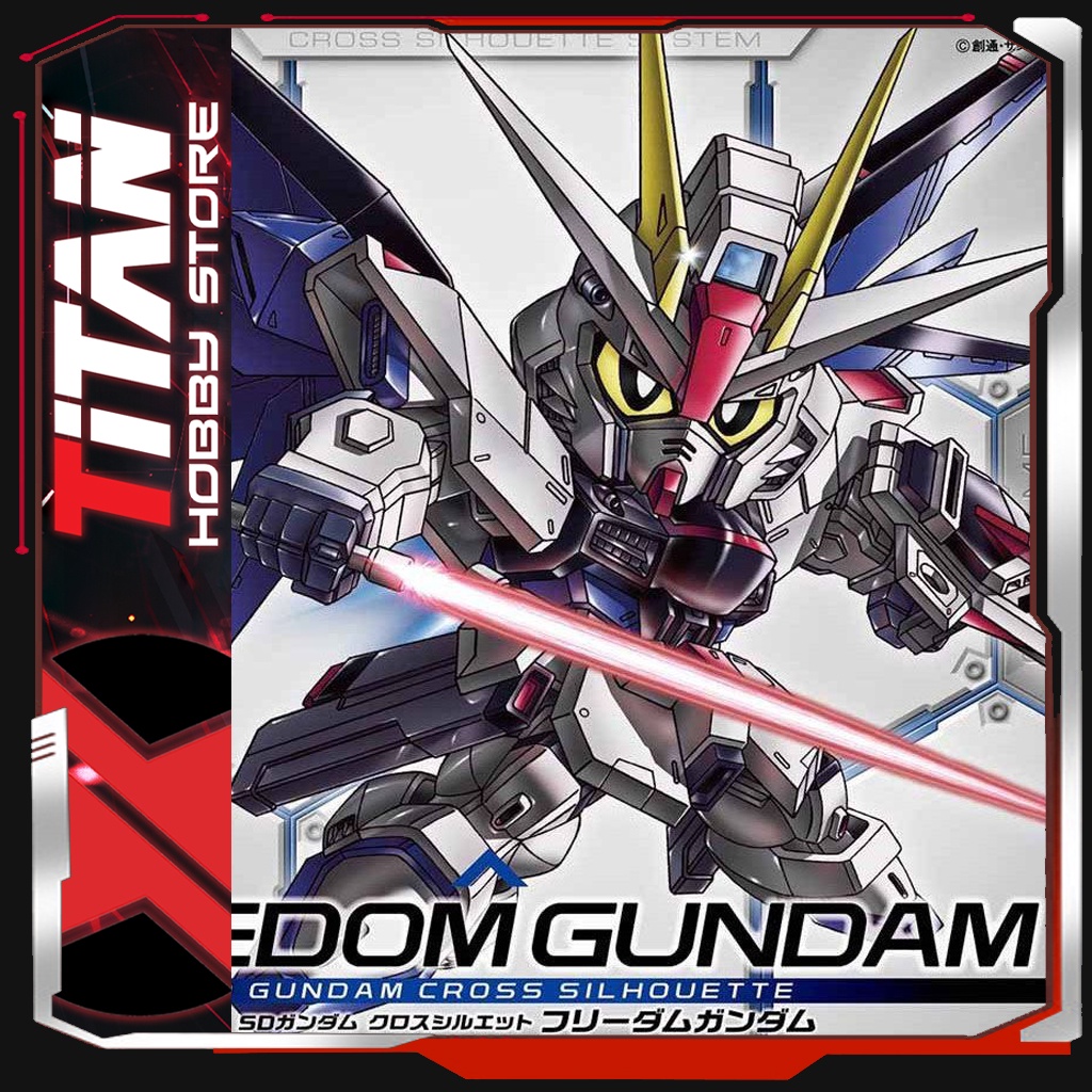 Mô hình lắp ráp Gunpla  SD GUNDAM CROSS SILHOUETTE FREEDOM GUNDAM Bandai Japan