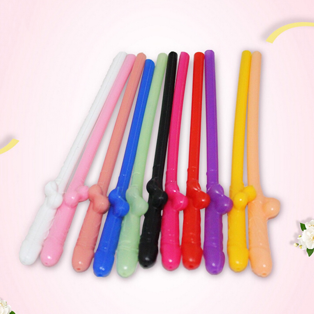 Bộ 10 Ống Hút Độc Đáo Cho Bữa Tiệc