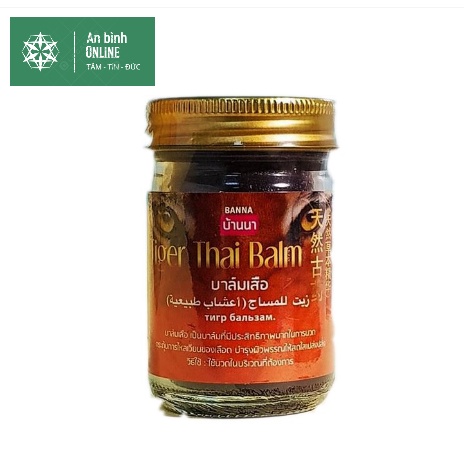 Dầu cù là xoa bóp Hổ Tiger Thai Balm chính hãng Thái Lan 50gr