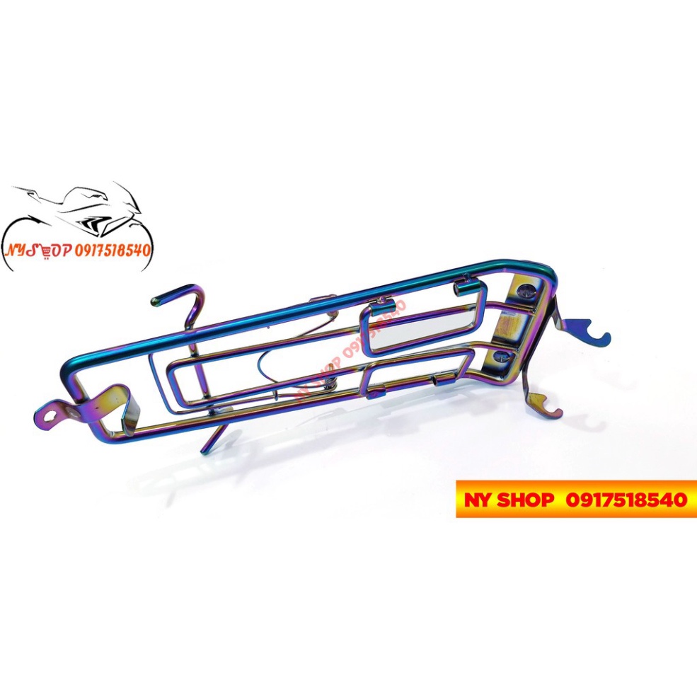 BAGA EX 150 INOX MÀU TITAN LOẠI 10 LY CHẮC CHẮN + TẶNG MÓC 7 MÀU Ảnh thật Sp