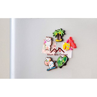 Nam châm hít tủ lạnh hình thú nhựa dẻo - I002