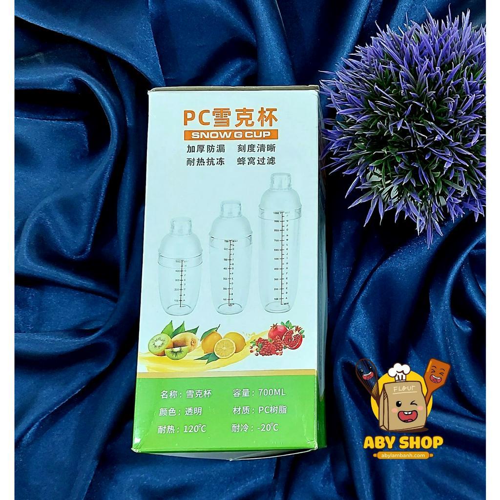 Bình lắc Cocktail Shaker nhựa⚡ CAO CẤP ⚡ bình lắc giúp bạn dễ dàng pha chế