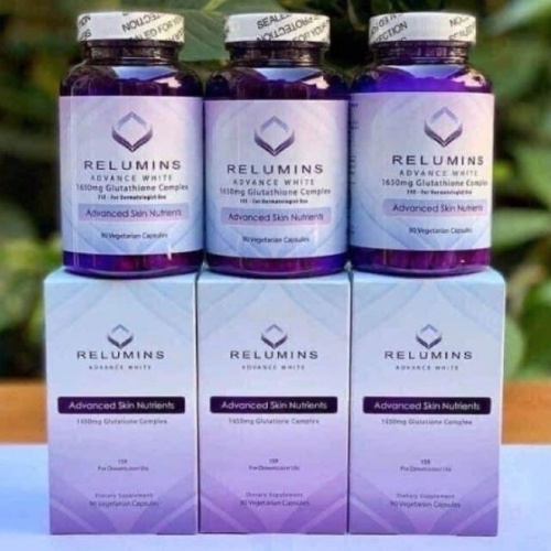 Viên Uống Trắng Da Relumins Advanced Skin Nutrients 1650mg Hộp 90 viên chính hãng Mỹ - licy house